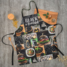 Фартук Этель Black, 70х60 см