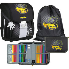 Ранец школьный MagTaller EVO Light, Racing, c наполнением