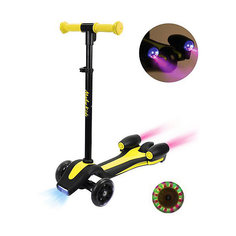 Трёхколёсный самокат Moby Kids Junior Rocket, 120/100 мм