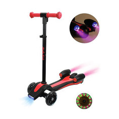 Трёхколёсный самокат Moby Kids Junior Rocket, 120/100 мм