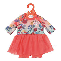 Платье Baby Born c шортиками для куклы 43 см, розовое Zapf Creation
