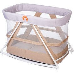 Кровать-колыбель Baby Hit Rocking Crib, бежевая