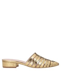 Мюлес и сабо Gold & Rouge