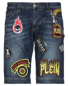 Джинсовые бермуды Philipp Plein