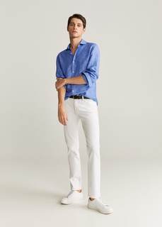 Рубашка slim fit 100% лен - Avispe Mango