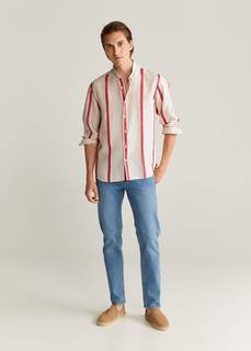Рубашка regular fit 100% лен - Tofi Mango