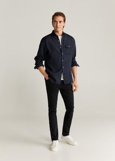 Джинсы Patrick slim fit черного цвета - Patrick Mango