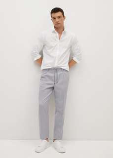 Брюки tapered fit в полоску - Nolan7-i Mango