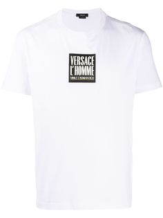 Versace футболка с логотипом LHomme