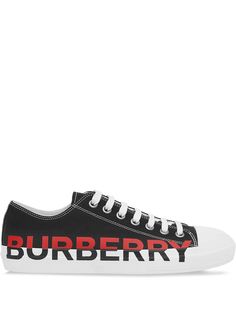 Burberry кеды с логотипом