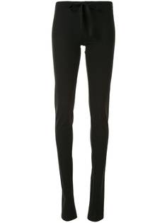 Ann Demeulemeester брюки кроя слим с поясом на завязке