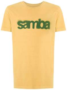 Osklen T-SHIRT STONE VINTAGE STENCIL SAMBA