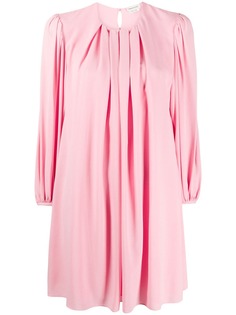 Alexander McQueen плиссированное платье-трапеция