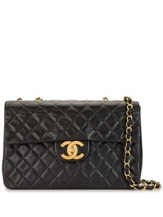 Chanel Pre-Owned сумка на плечо 1995-го года Jumbo XL с ремнем-цепочкой