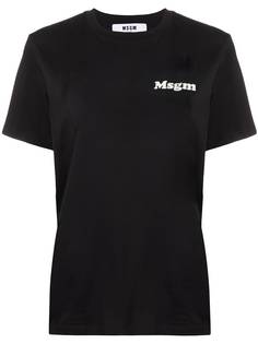 MSGM футболка с логотипом