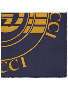 Gucci шарф с логотипом