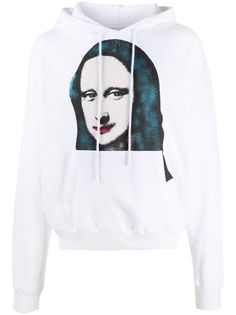 Off-White MONALISA OVER HOODIE WHITE BLACK
