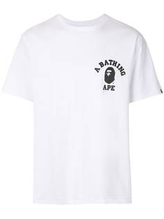 A BATHING APE® футболка с принтом Space Camo College