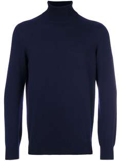 Brunello Cucinelli топ с высоким горлышком с заворотом