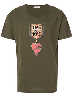 Valentino футболка с принтом Love me more