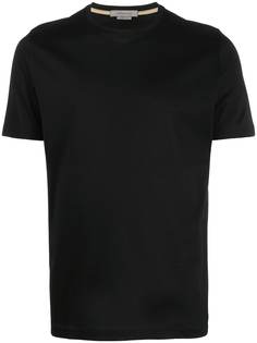 Corneliani атласная футболка