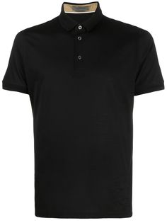 Corneliani атласная рубашка-поло