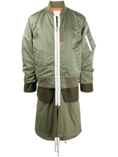 Sacai многослойный бомбер