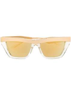 Bottega Veneta Eyewear солнцезащитные очки в оправе кошачий глаз