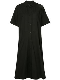 Lee Mathews расклешенное платье-рубашка миди