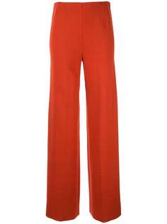 Hermès брюки широкого кроя с завышенной талией