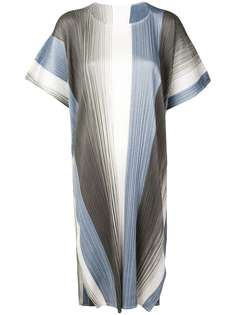 Pleats Please Issey Miyake платье с мелкой плиссировкой
