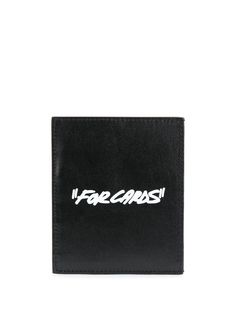 Off-White QUOTE CARDHOLDER BLACK WHITE