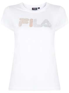 Fila футболка с декорированным логотипом