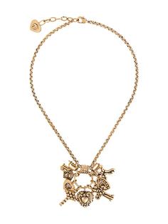 Versace Pre-Owned колье с декором Baroque и подвесками