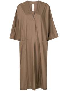 Lee Mathews платье миди с V-образным вырезом