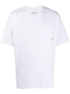 Acne Studios футболка с нагрудным карманом