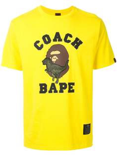 BAPE X COACH футболка с короткими рукавами и логотипом