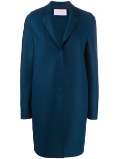 Harris Wharf London однобортное пальто средней длины