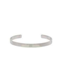 Maison Margiela браслет-кафф с гравировкой