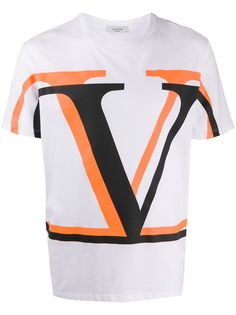 Valentino футболка с логотипом VLogo