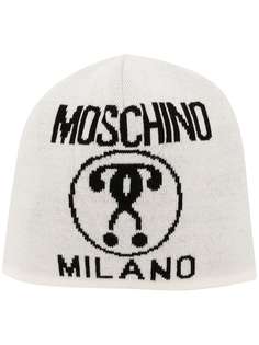 Moschino шапка бини с логотипом