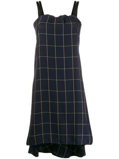 McQ Alexander McQueen платье в клетку без рукавов