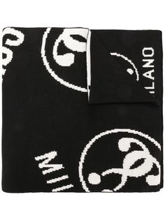 Moschino шарф с логотипом