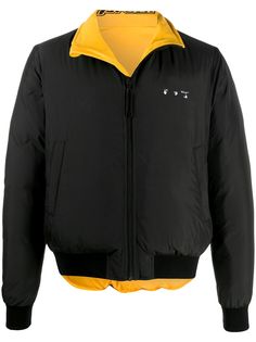 Off-White ARROW REVERS LIGHT PUFFER BLACK WHITE