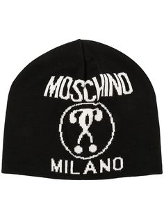 Moschino шапка бини с логотипом