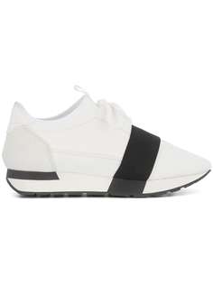 Balenciaga монохромные кроссовки Race Runner