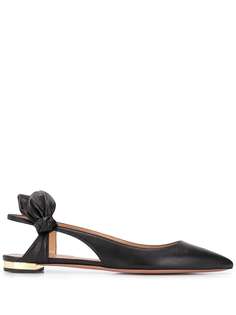 Aquazzura балетки с бантом