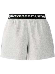 T By Alexander Wang шорты с логотипом на поясе