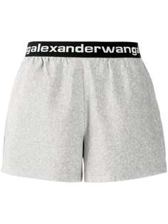 T By Alexander Wang шорты с логотипом на поясе