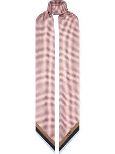 Fendi двусторонний узкий платок Macro Wrappy